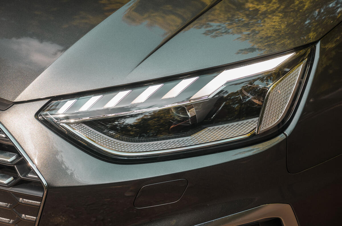 Audi S4 TDI 2019 road test review - headlights