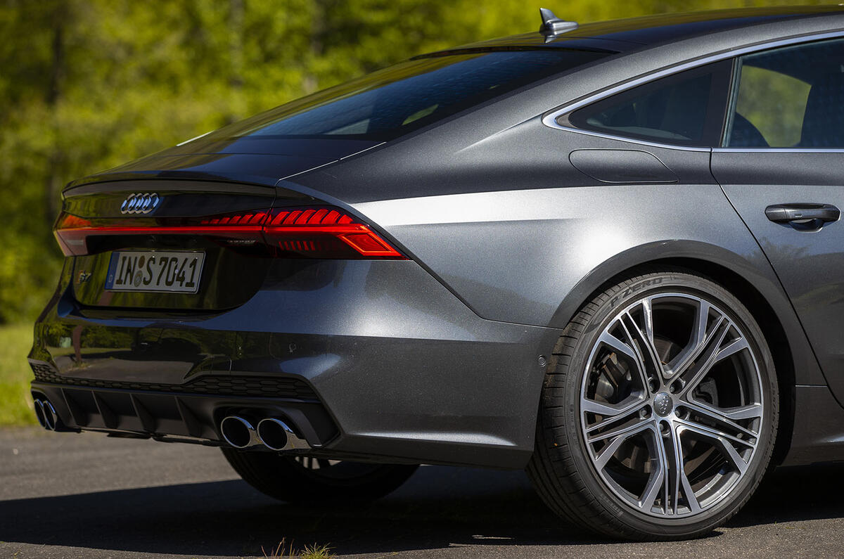 Audi S7 Sportback TDI 2020 road test review - rear end Audi S7 Sportback TDI 2020 road test review - rear end