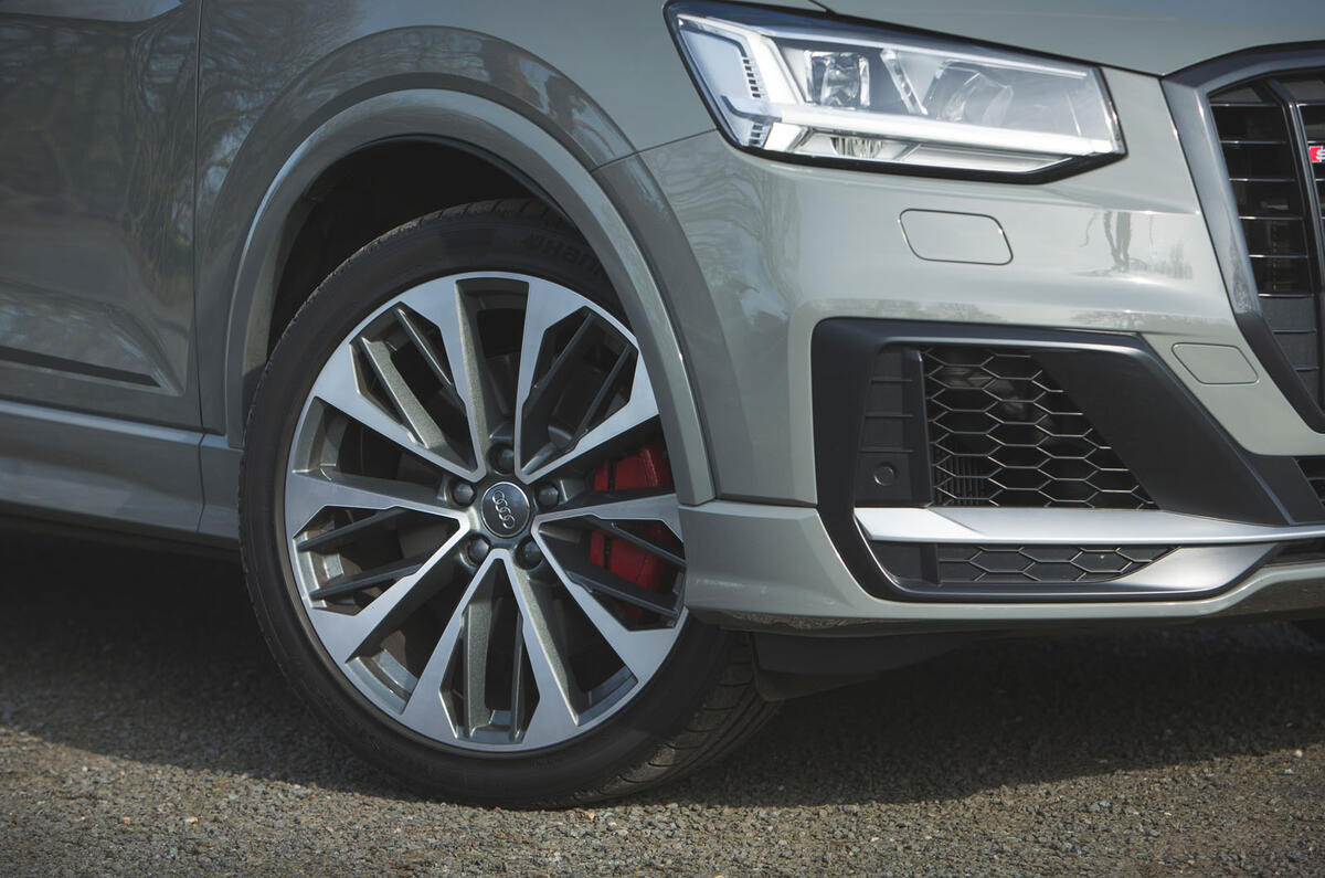 Audi SQ2 2019 road test review - front bumper