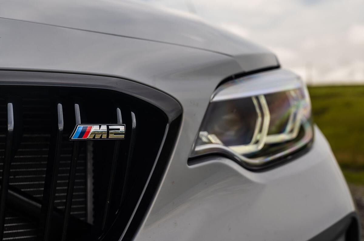 BMW M2 CS 2020 road test review - front badge