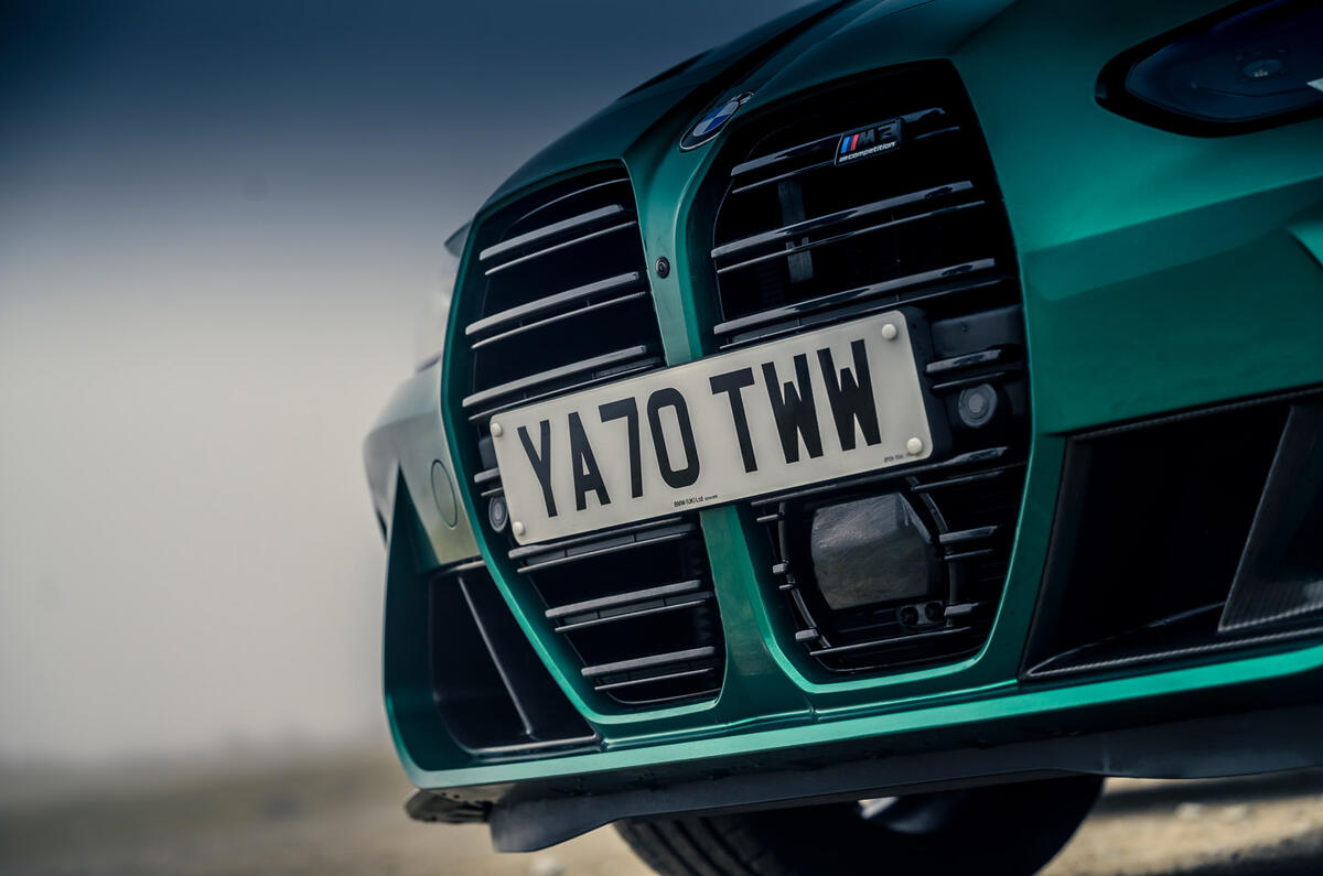 4 bmw m3 competition 2021 uk first drive review ok nose