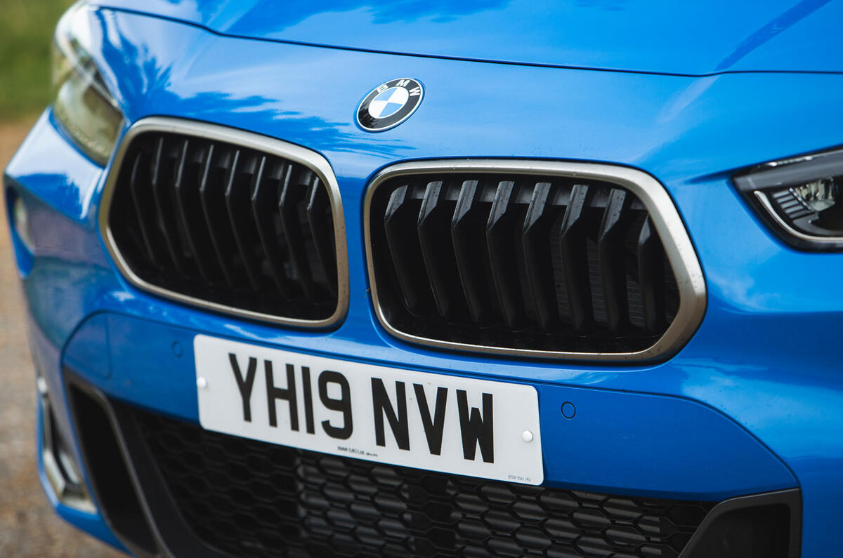BMW X2 M35i 2019 road test review - kidney grille