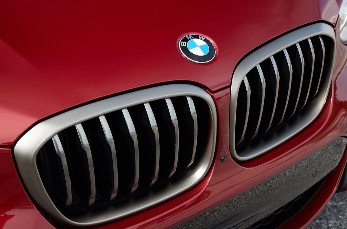 BMW X4 2018 road test review kidney grille