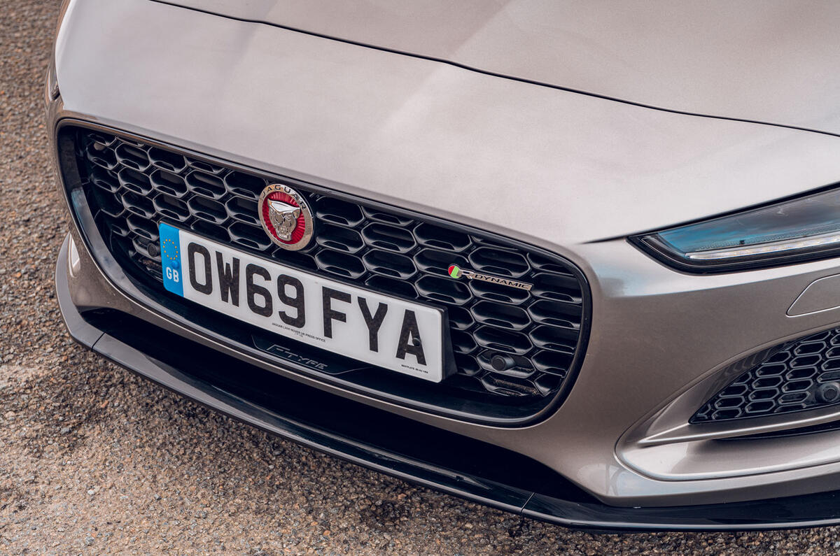 Jaguar F-Type 2020 road test review - front end Jaguar F-Type 2020 road test review - front end