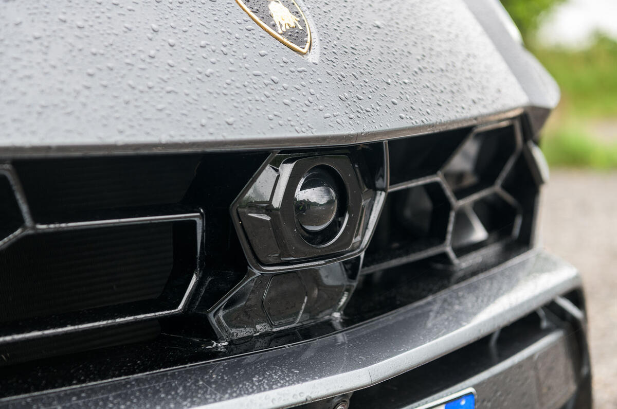 Lamborghini Urus 2019 road test review - ADAS sensor