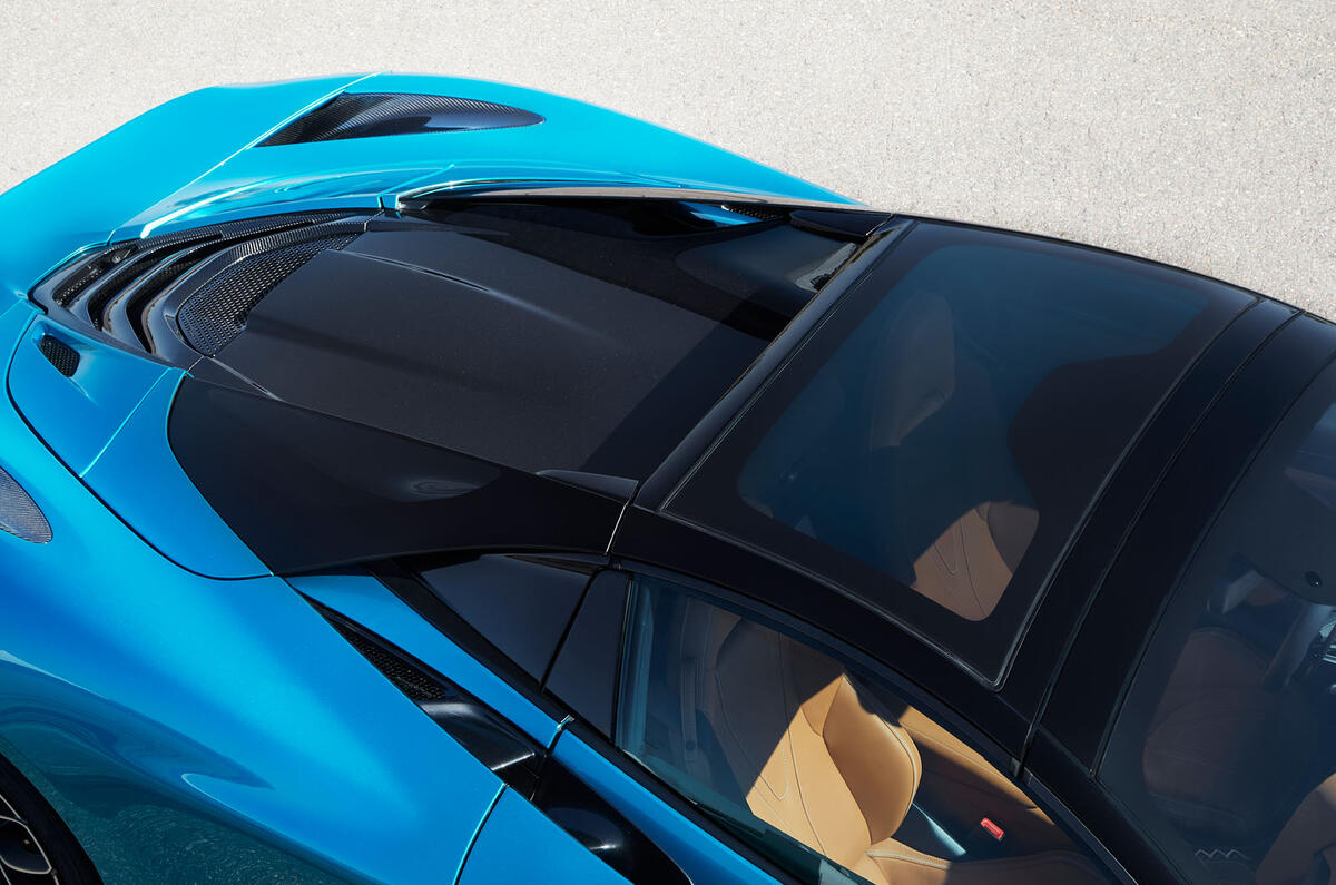 McLaren 720S Spider 2019 road test review - roof
