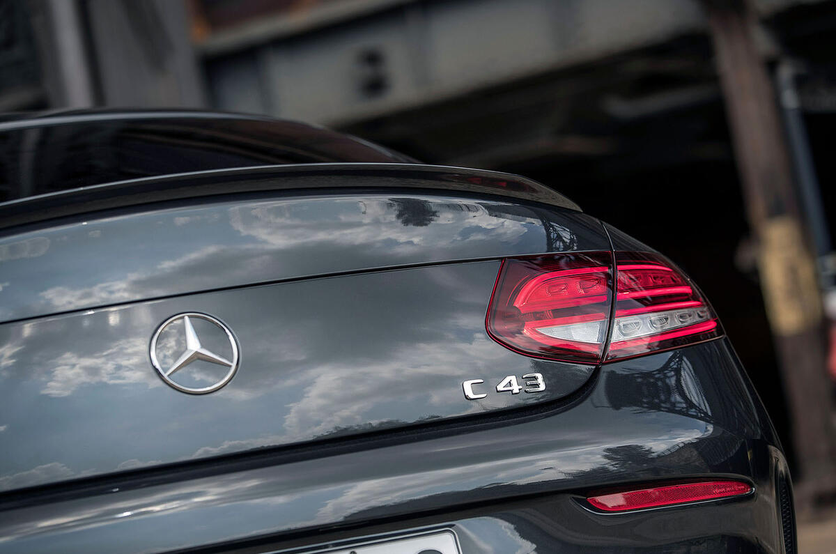 Mercedes-AMG C43 Coupe 2018 road test review boot