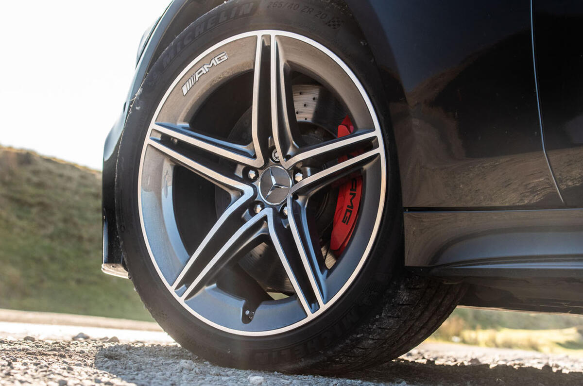 Mercedes-AMG GT four-door Coupé 2019 road test review - alloy wheels