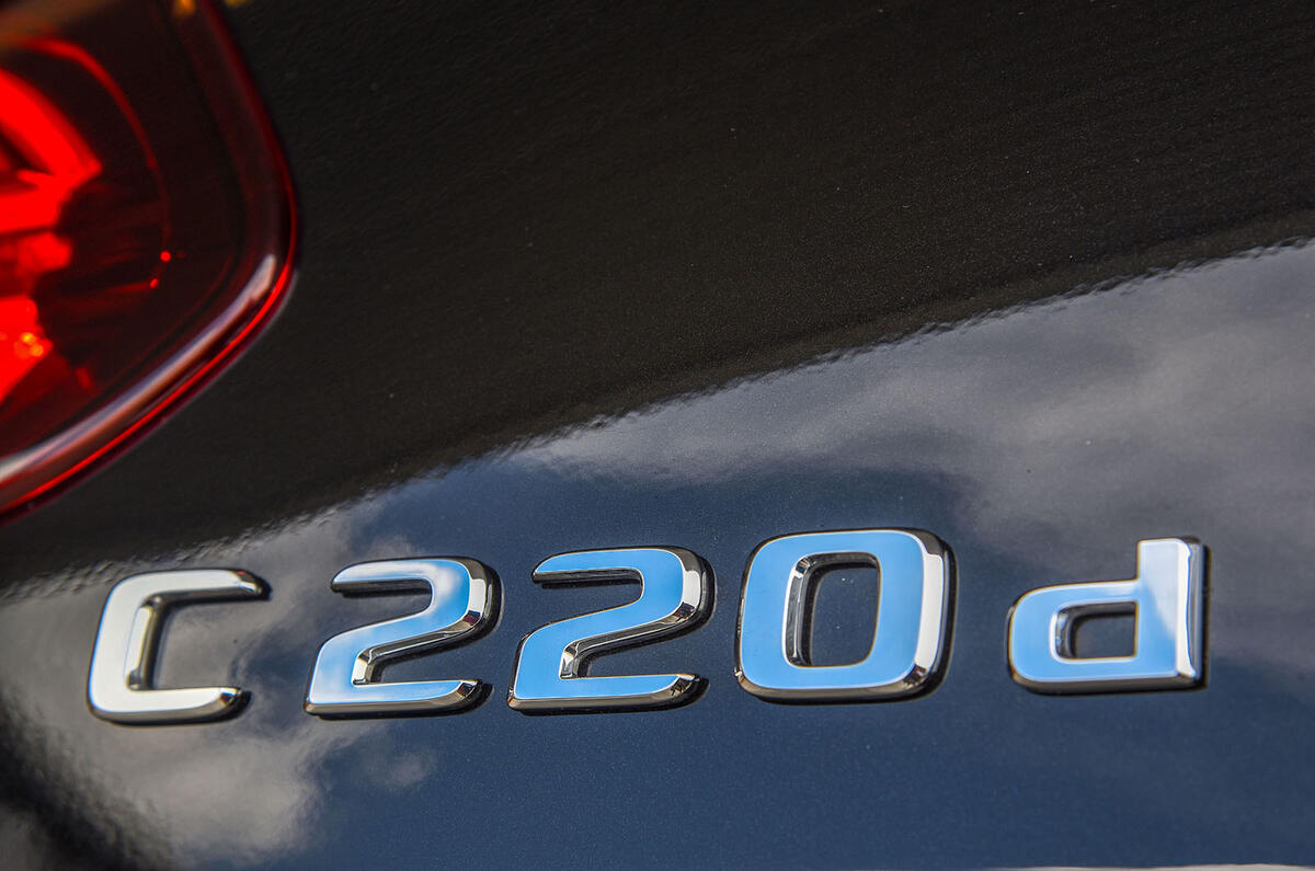 Mercedes-Benz C-Class Coupe 2019 review - rear badge