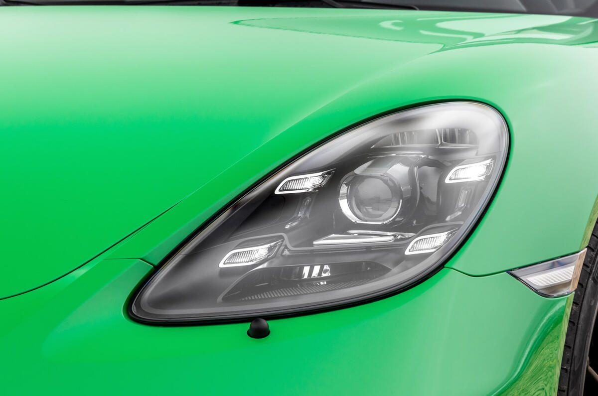 Porsche 718 Boxster GTS 4.0 2020 road test review - headlights Porsche 718 Boxster GTS 4.0 2020 road test review - headlights
