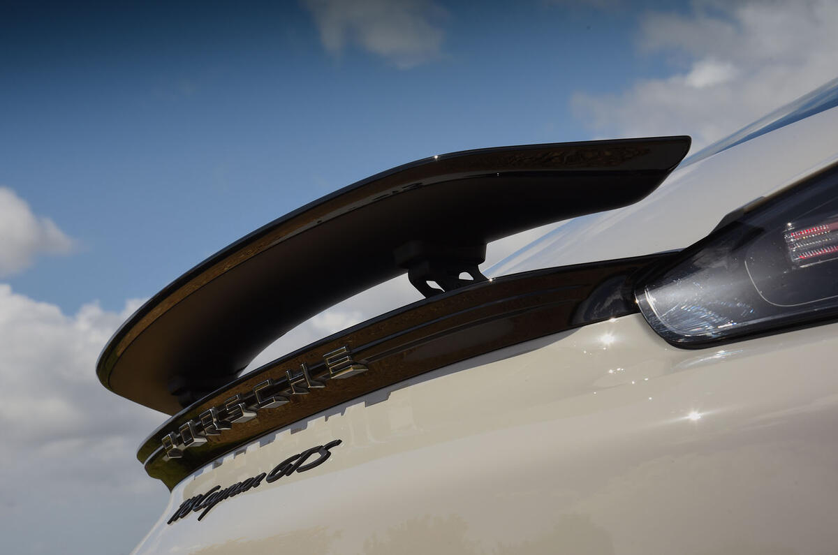 Porsche 718 Cayman GTS 2018 review spoiler