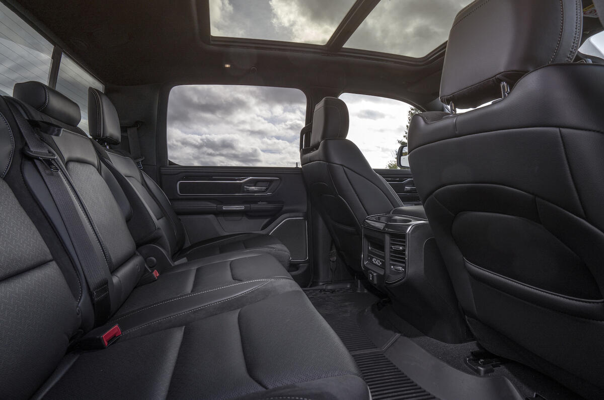 RAM 1500 Laramie 5.8 V8 2018 review - rear interior