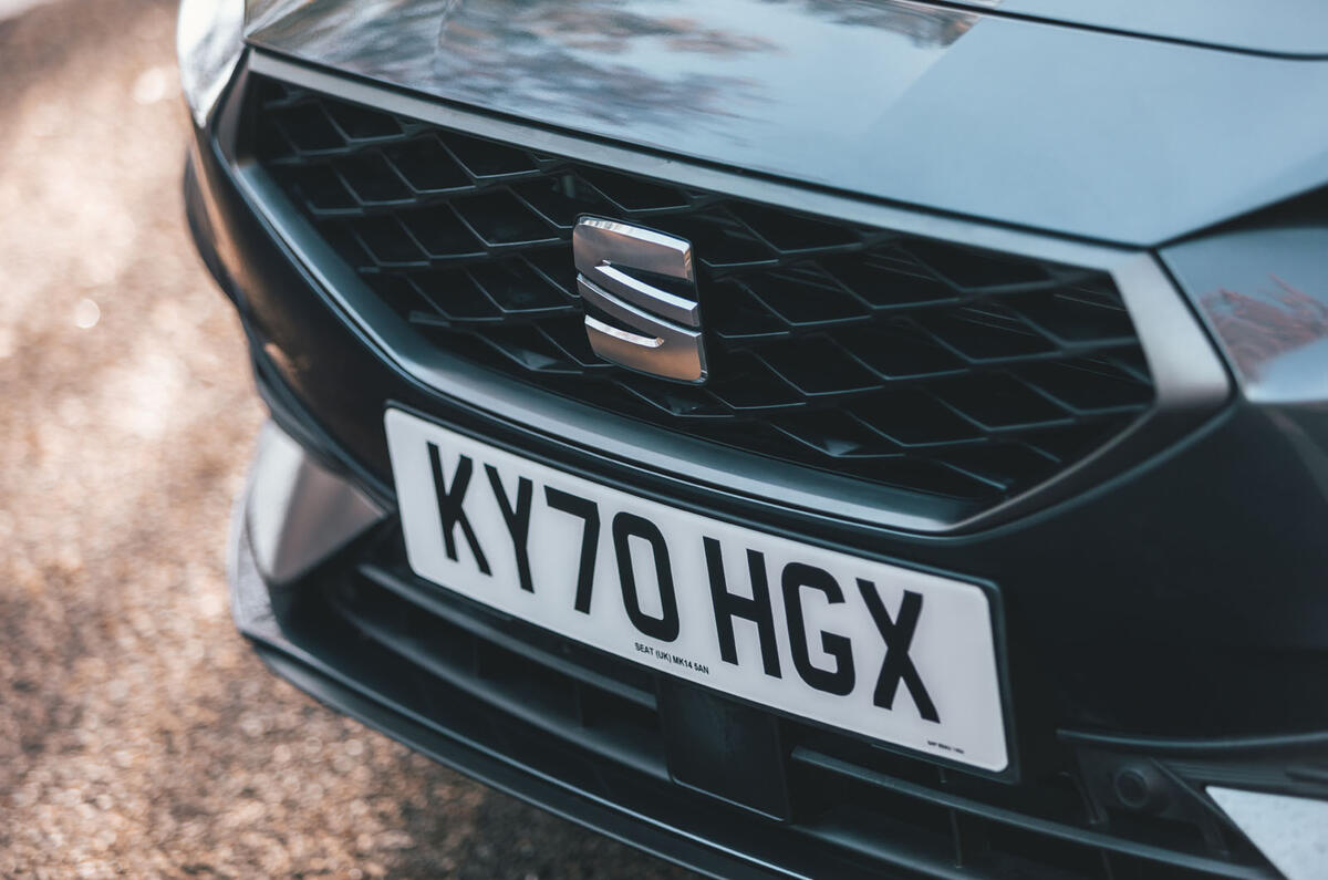 Seat Leon eHybrid 2020 road test review - nose