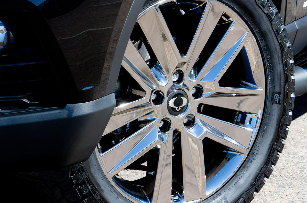 Ssangyong Musso Saracen 4x4 2018 road test review alloy wheels