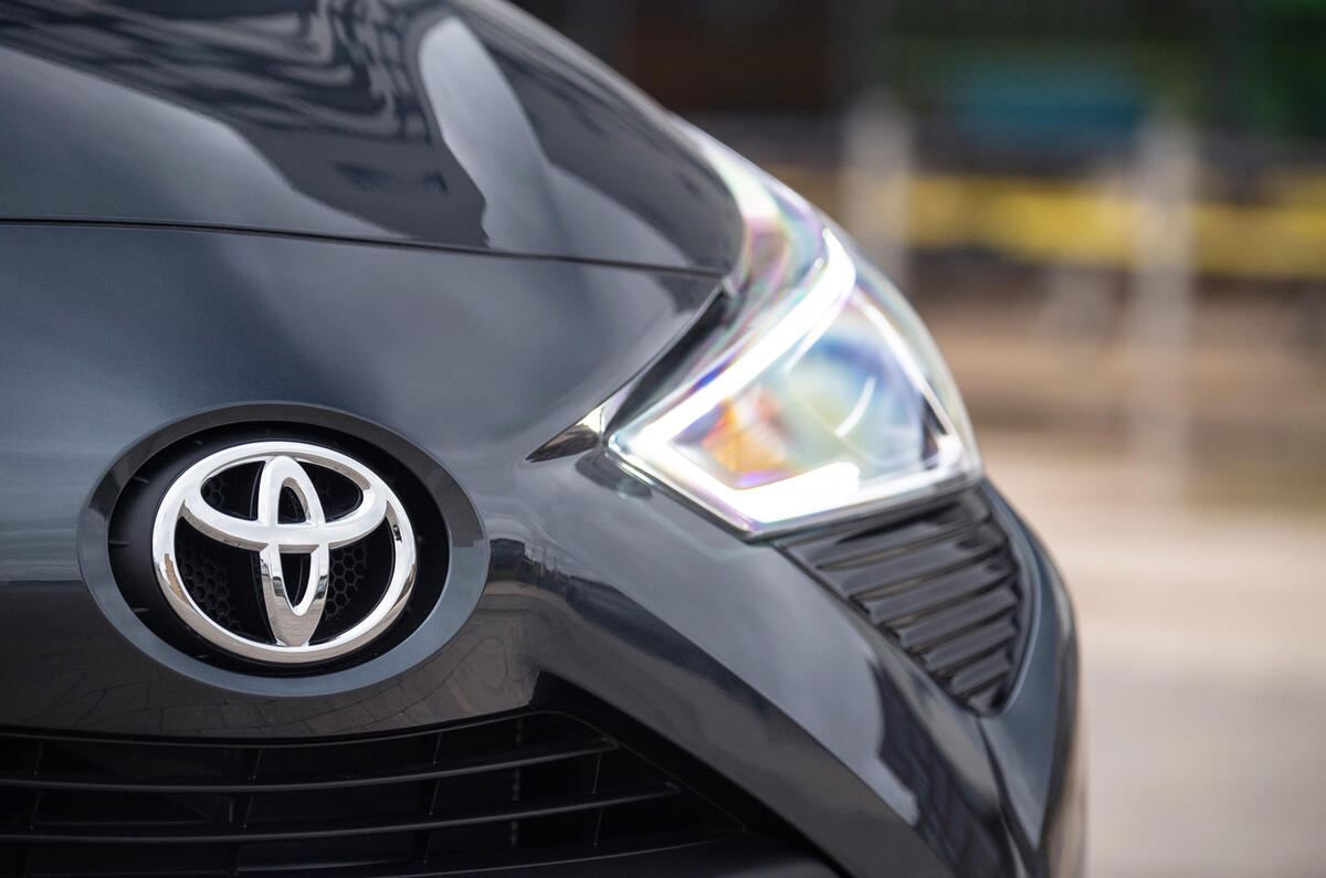 4 Toyota Aygo 2019 UK RT nose 4 Toyota Aygo 2019 UK RT nose