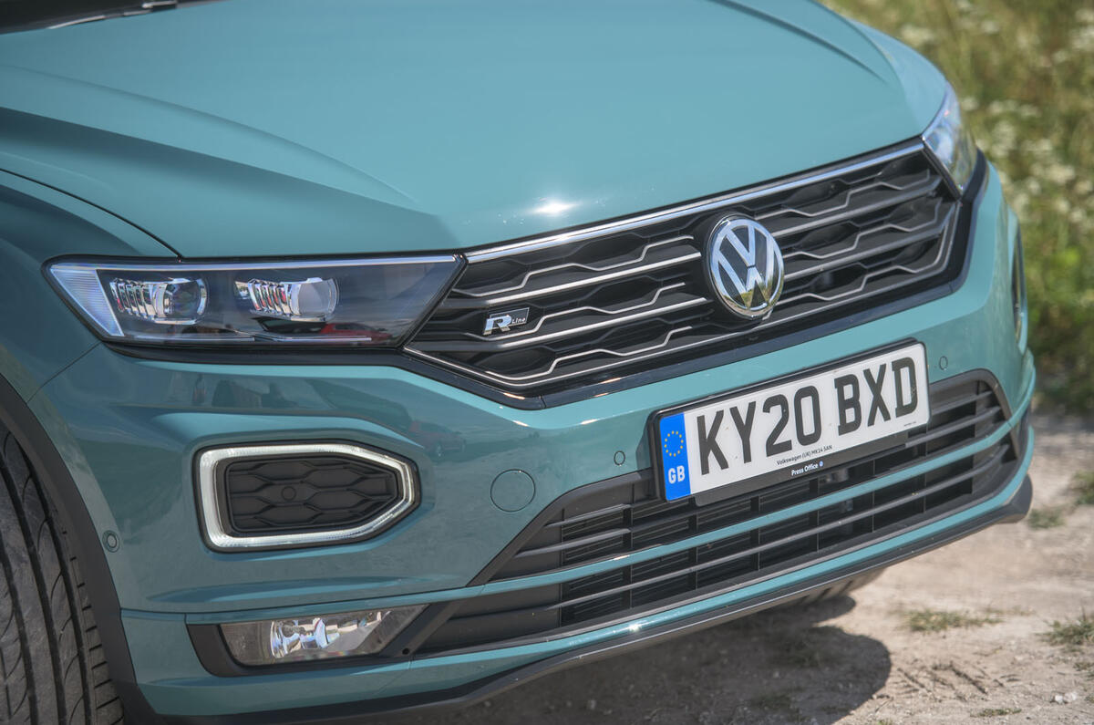 Volkswagen T-Roc Cabriolet 2020 road test review - front end