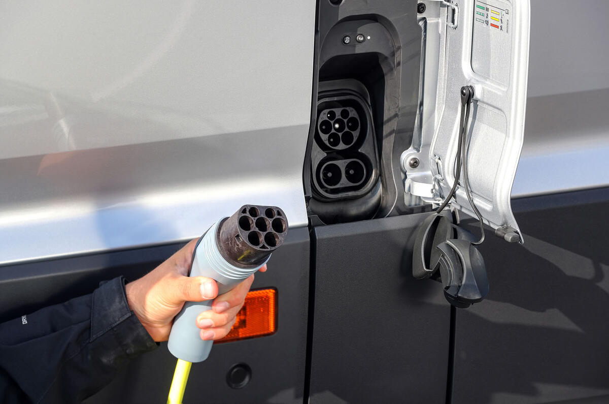 Volkswagen e-Crafter 2018 review - charging port