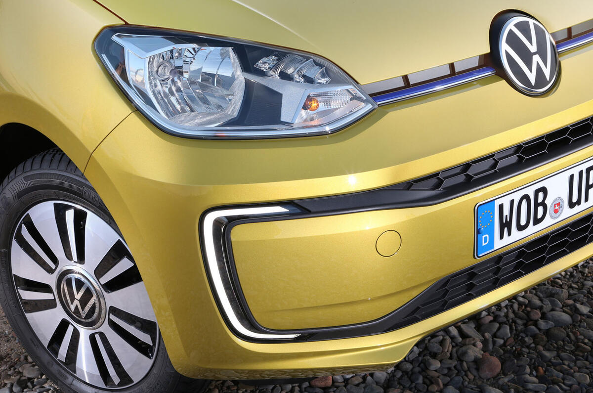 Volkswagen e-Up 2020 road test review - front bumper Volkswagen e-Up 2020 road test review - front bumper