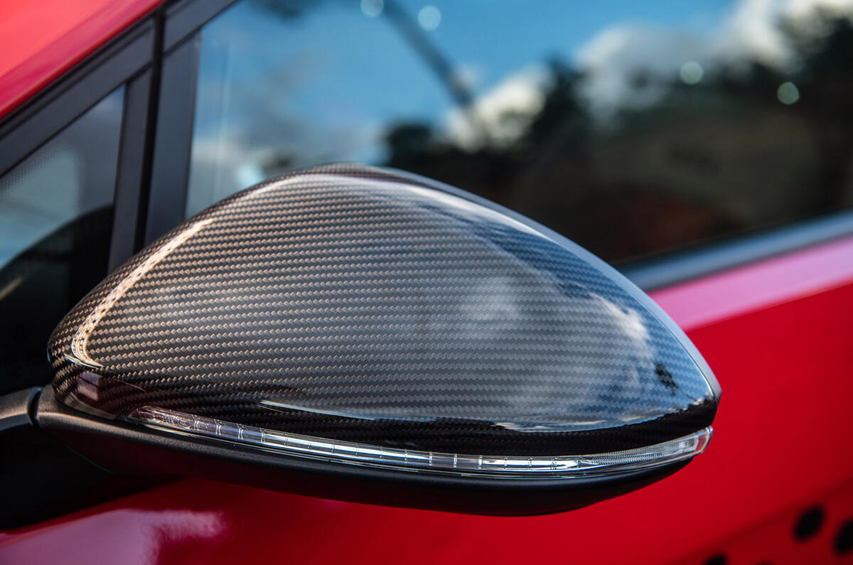 Volkswagen Golf GTI TCR 2019 road test review - wing mirrors