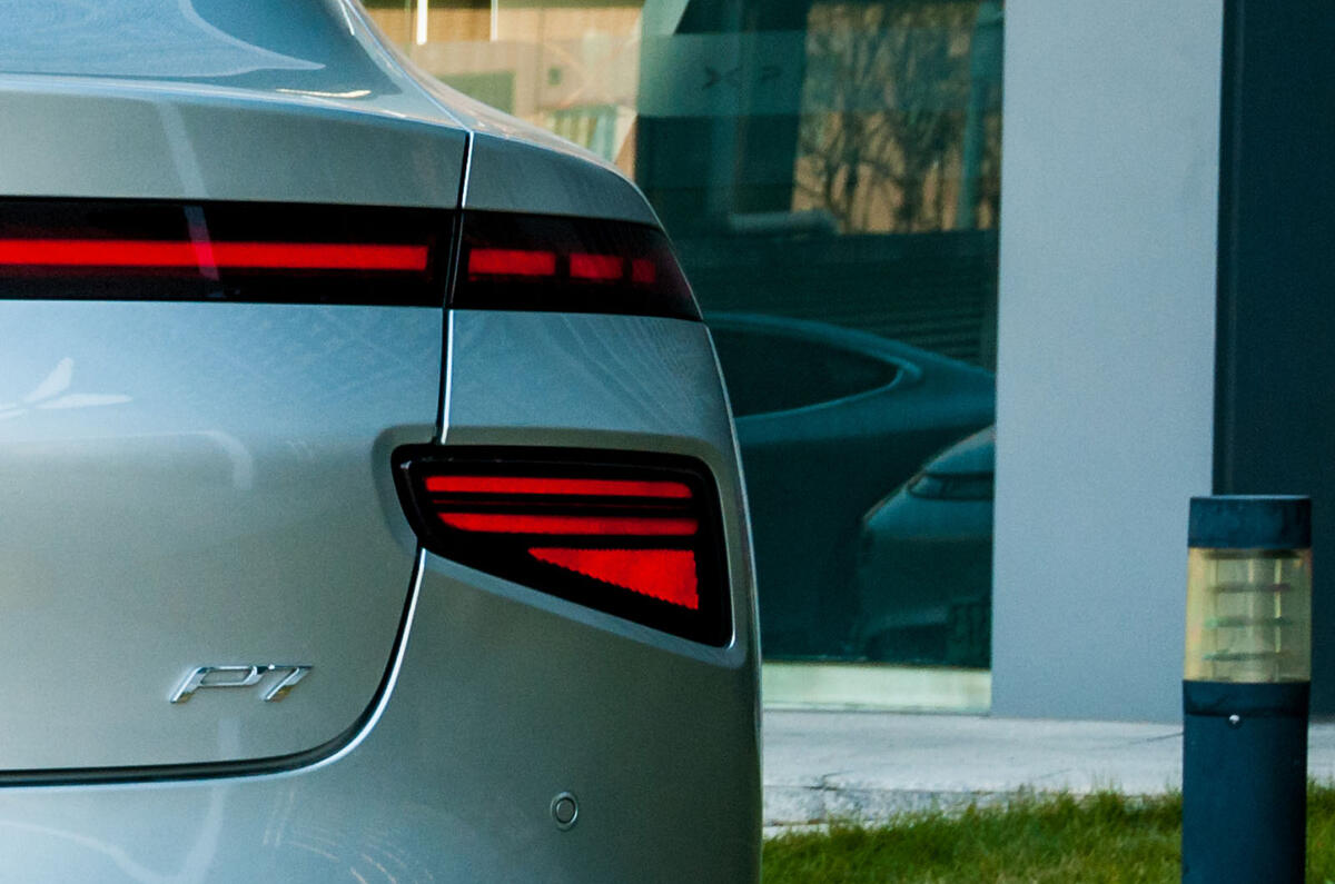4 xpeng p7 super long range premium 2021 review rear lights 4 xpeng p7 super long range premium 2021 review rear lights