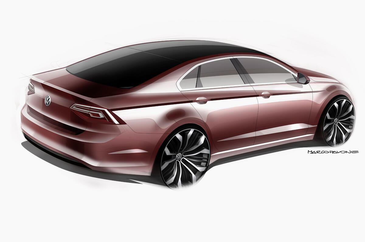 no title Volkswagen plans new Midsize Coupe Concept for Beijing