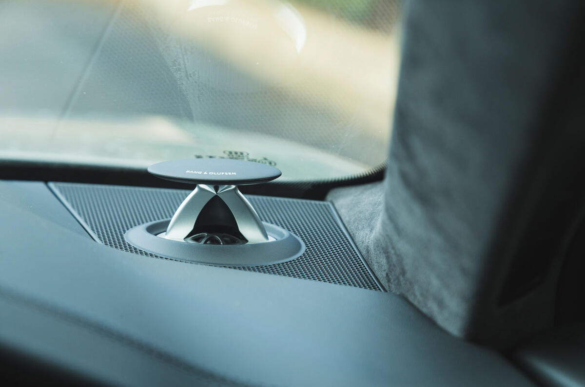 Audi RS6 Avant 2020 road test review - dashboard speakers Audi RS6 Avant 2020 road test review - dashboard speakers