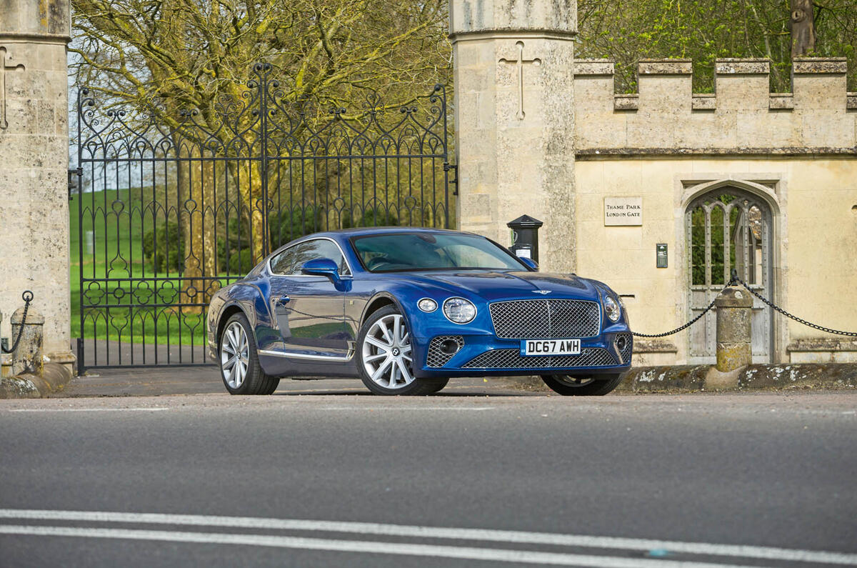 Bentley Continental GT 2018 Autocar road test review static