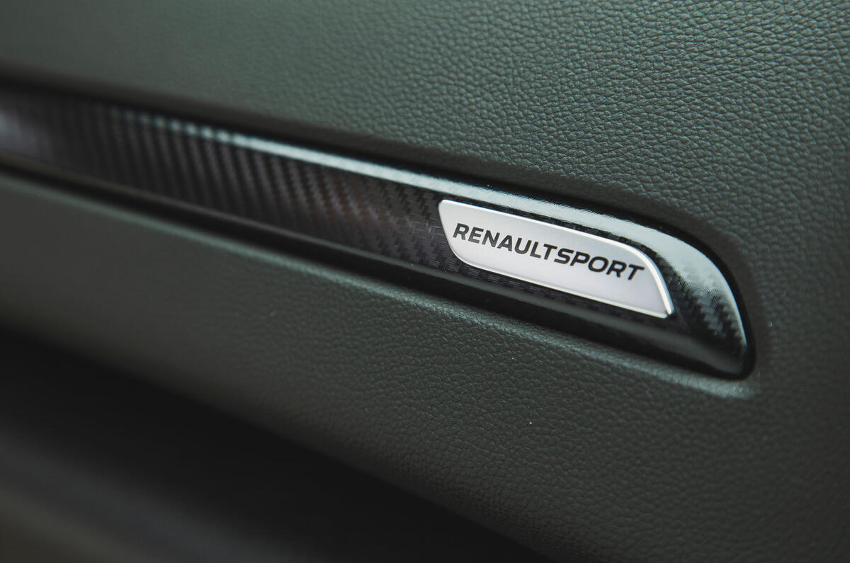 Renault Megane RS Trophy-R 2019 road test review - interior trim