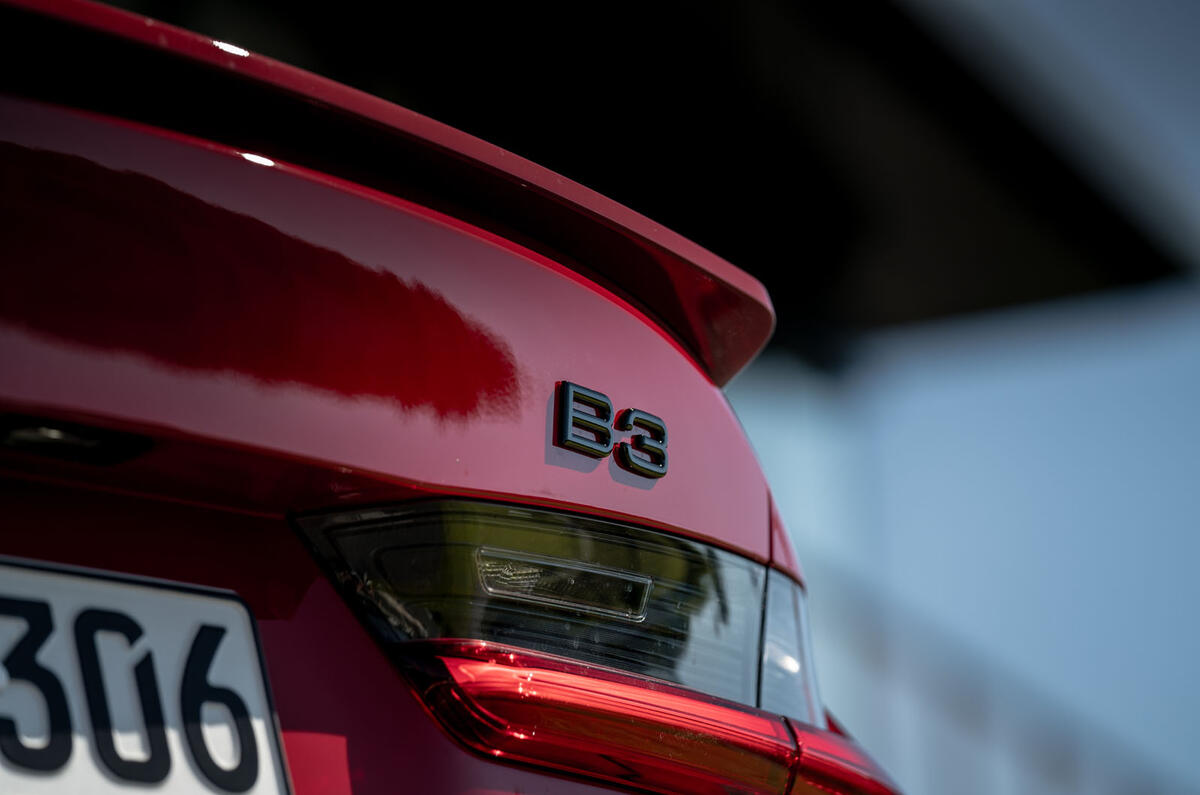 Alpina B3 2020 road test review - rear badge Alpina B3 2020 road test review - rear badge