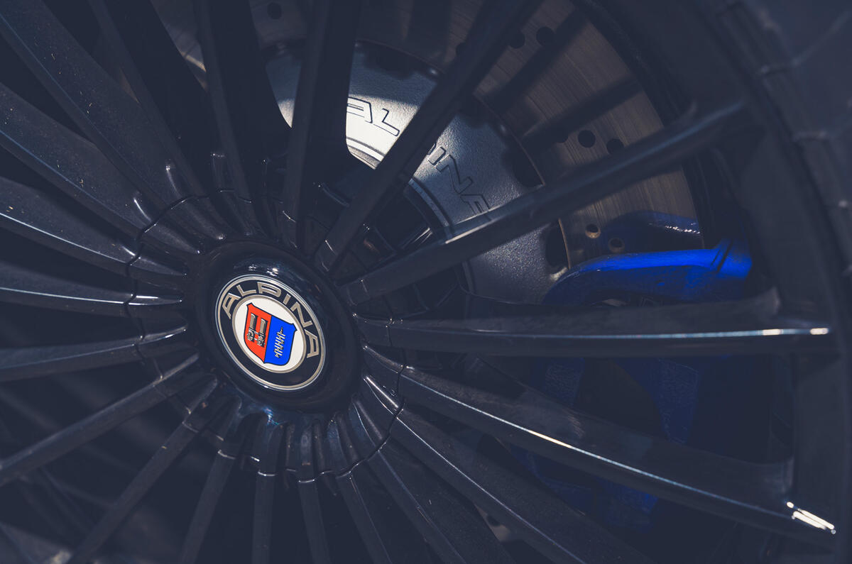 5 Alpina B8 Gran Coupe 2021 road test review alloy wheels