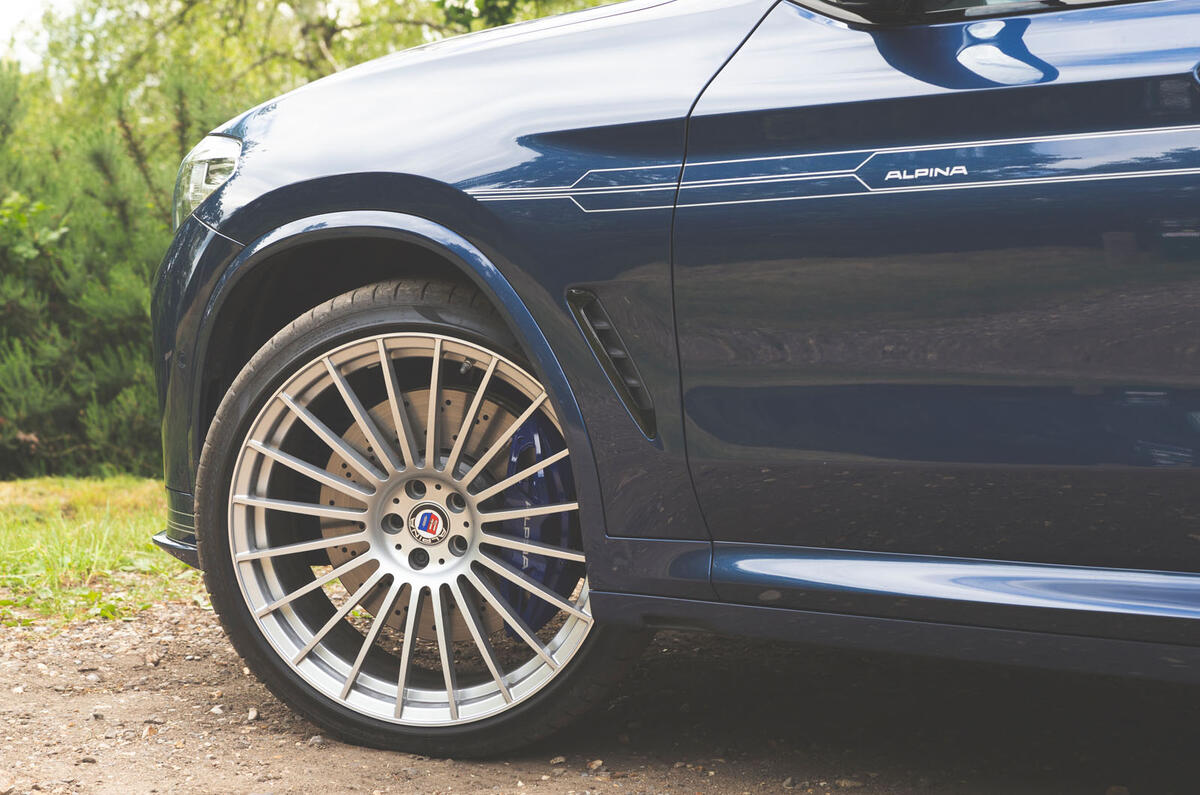 Alpina XD3 2019 UK road test review - alloy wheels