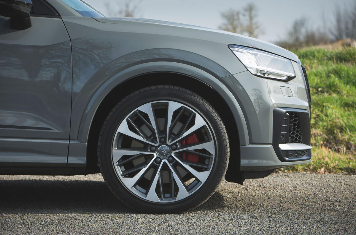 Audi SQ2 2019 road test review - alloy wheels