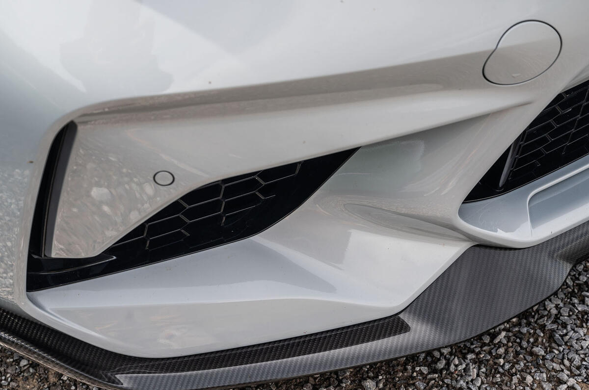 BMW M2 CS 2020 road test review - front bumper