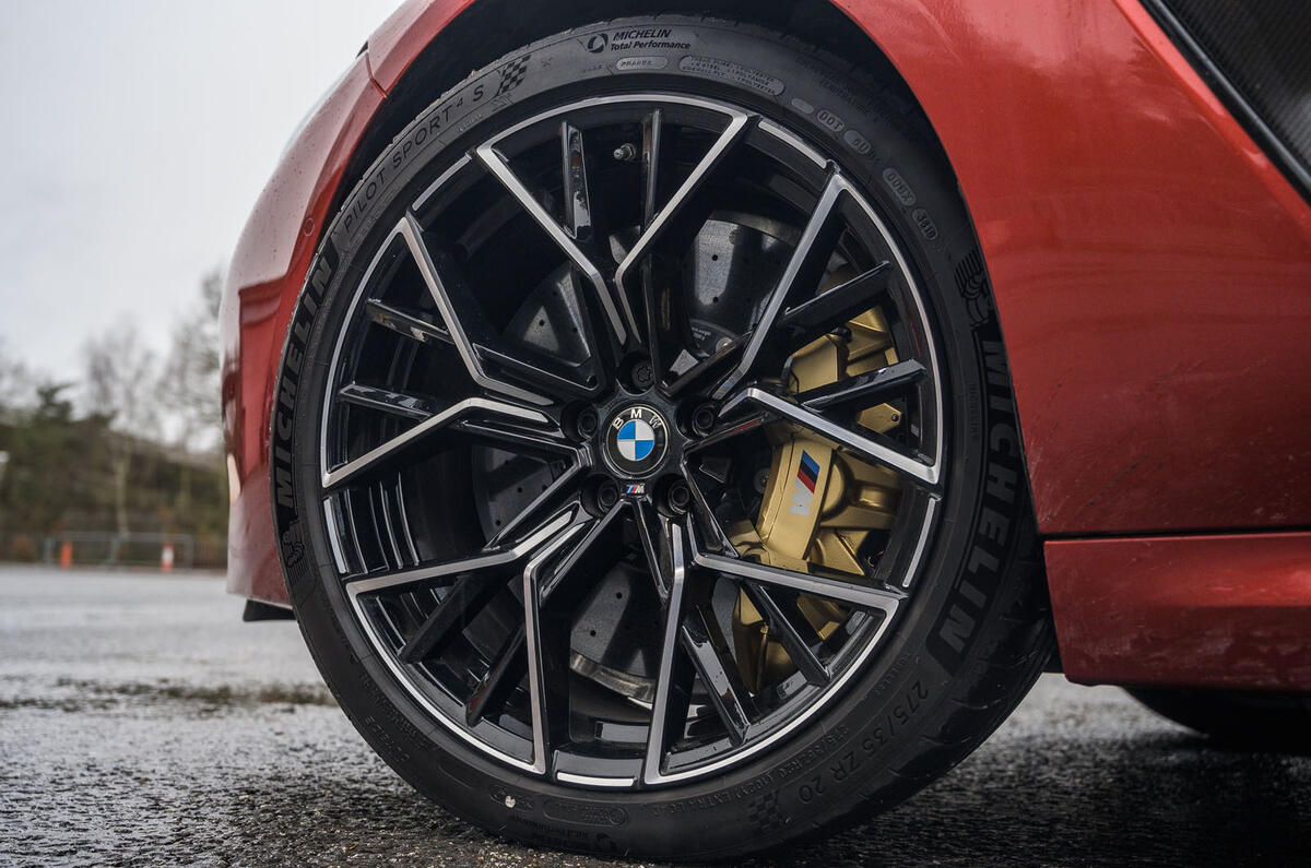 BMW M8 Competition convertible 2020 road test review - alloy wheels BMW M8 Competition convertible 2020 road test review - alloy wheels