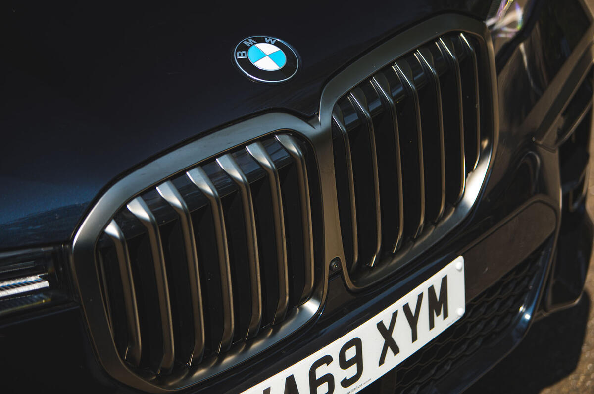 BMW X7 2020 road test review - nose