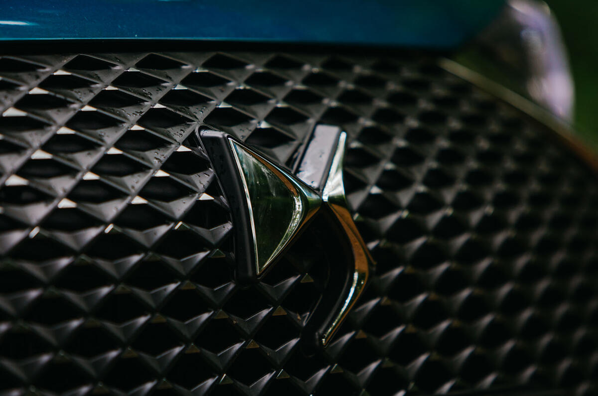 DS 3 Crossback 2019 road test review - bonnet badge