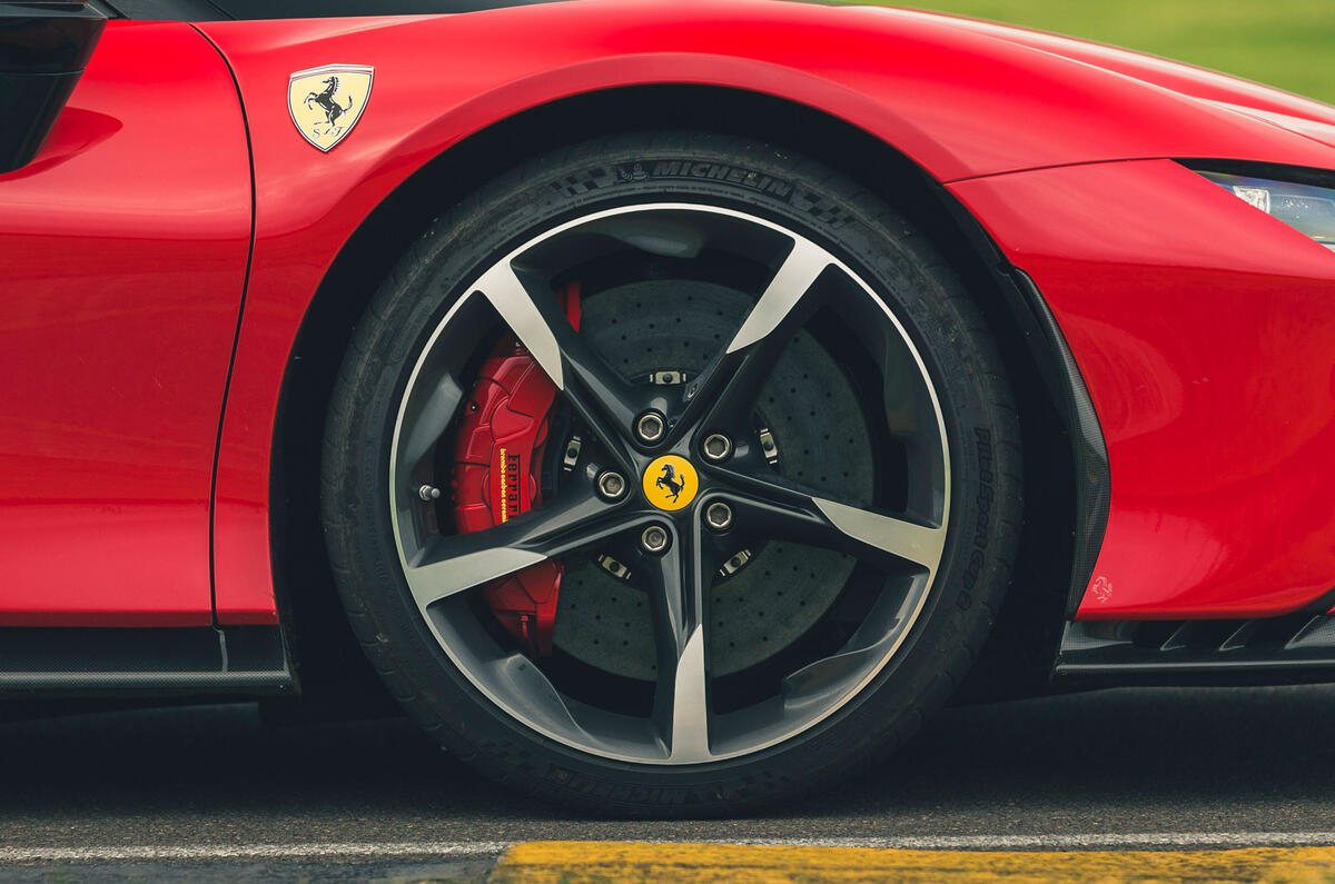 5 Ferrari SF90 Stradale 2021 road test review alloy wheels