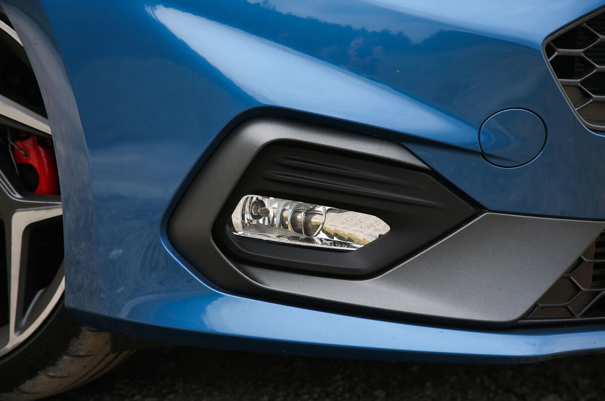 Ford Fiesta ST 2018 road test review foglights