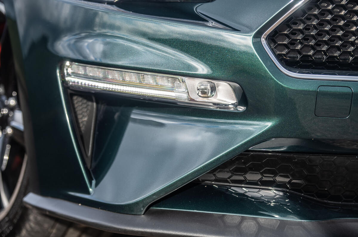 Ford Mustang Bullitt 2018 road test review - daytime running lights