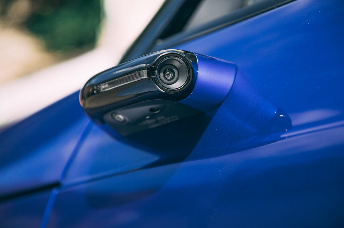 Honda e 2020 road test review - wing mirrors