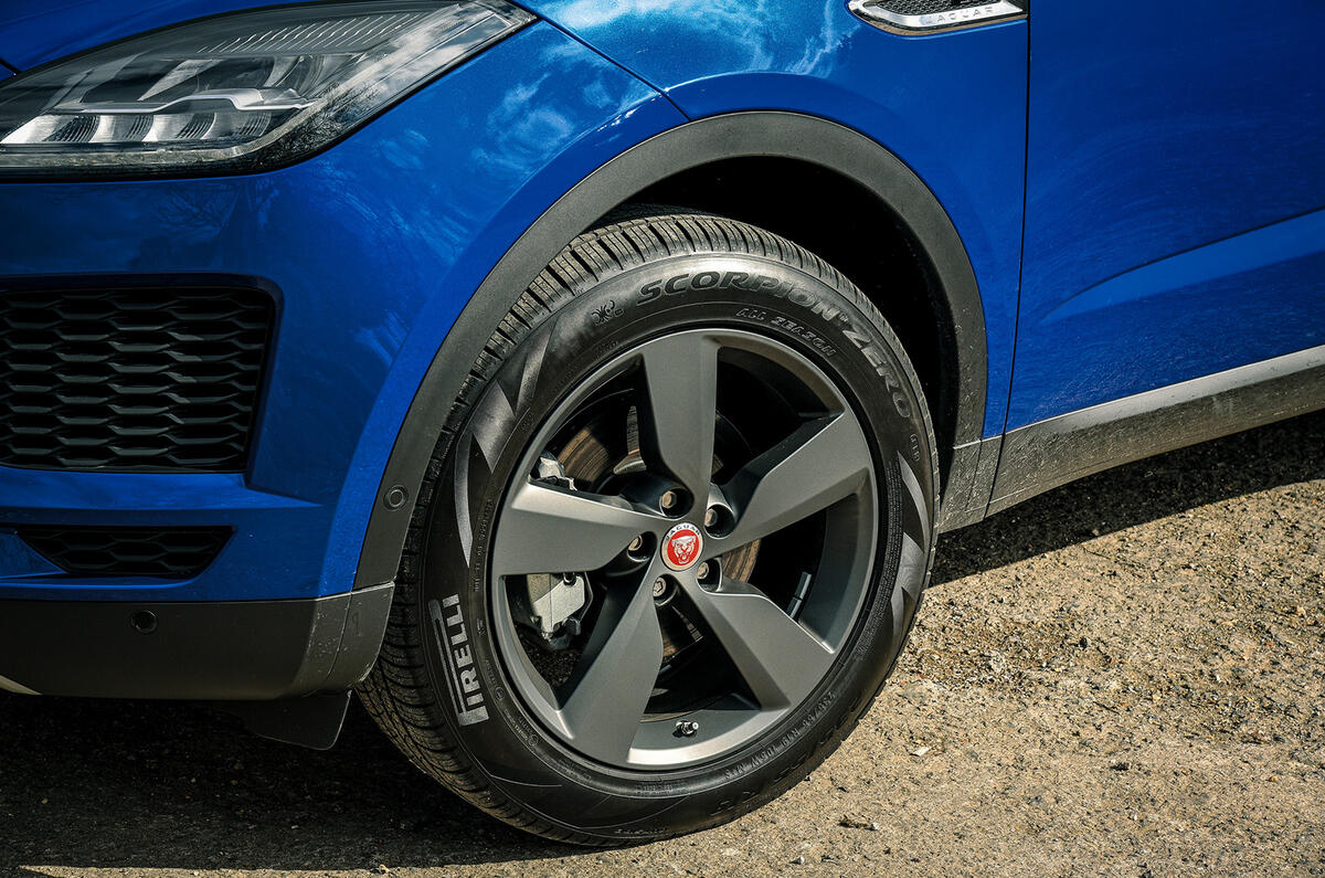 Jaguar E-Pace review alloy wheels