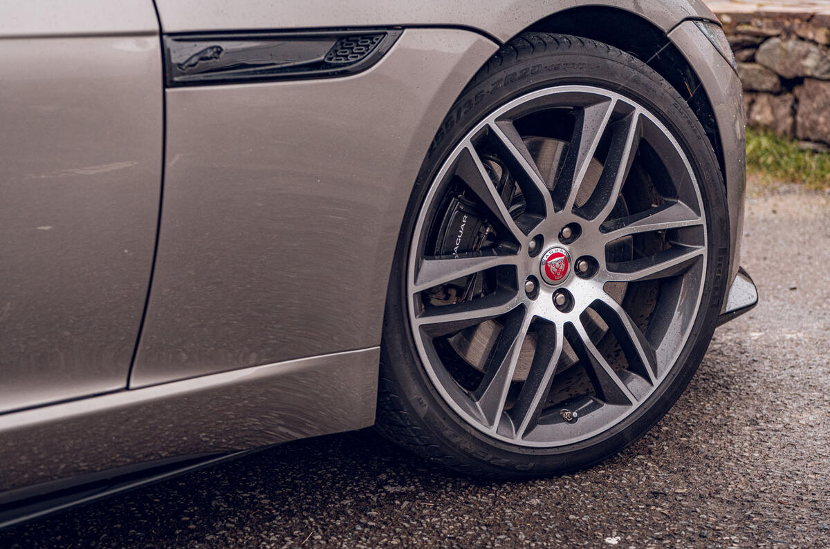 Jaguar F-Type 2020 road test review - alloy wheels Jaguar F-Type 2020 road test review - alloy wheels
