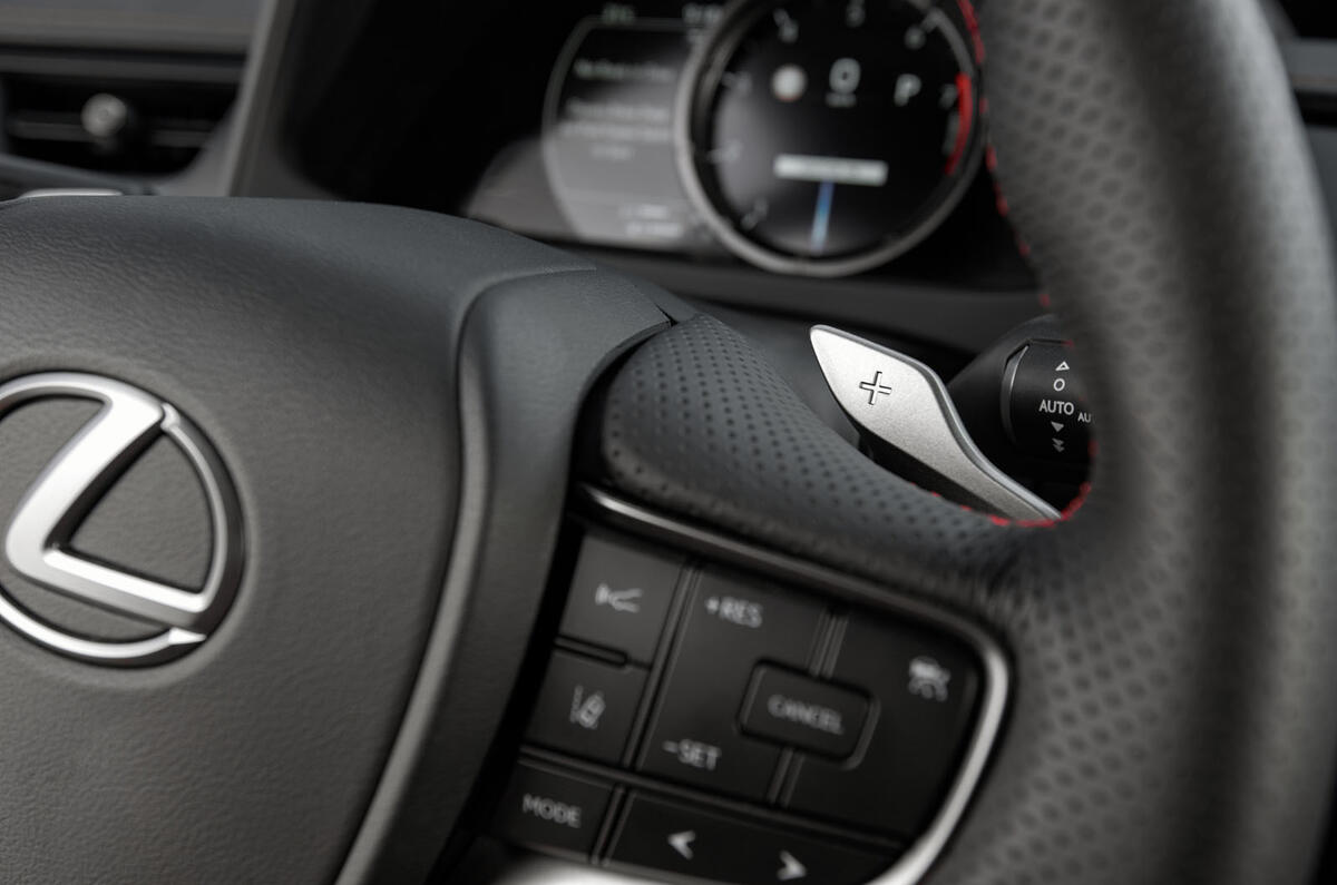 Lexus UX 2019 road test review - steering wheel