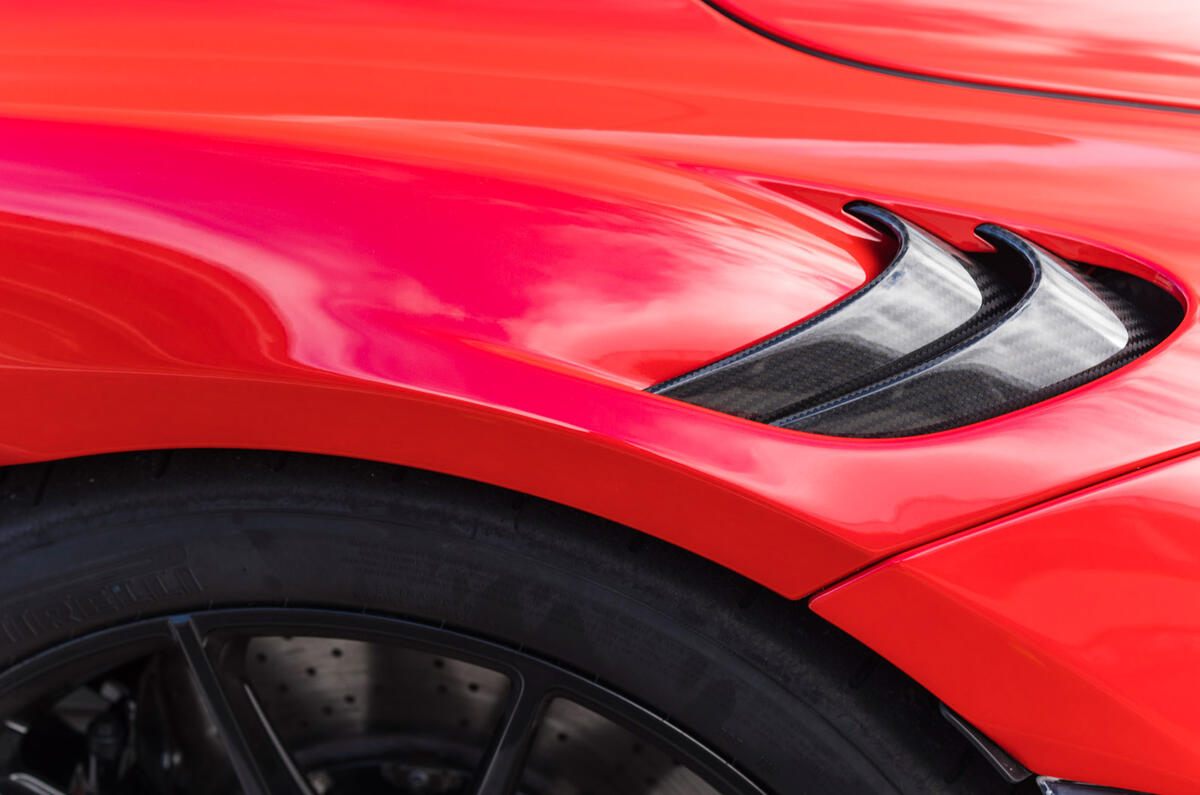 5 McLaren 765LT spider 2021 first drive review bonnet aero