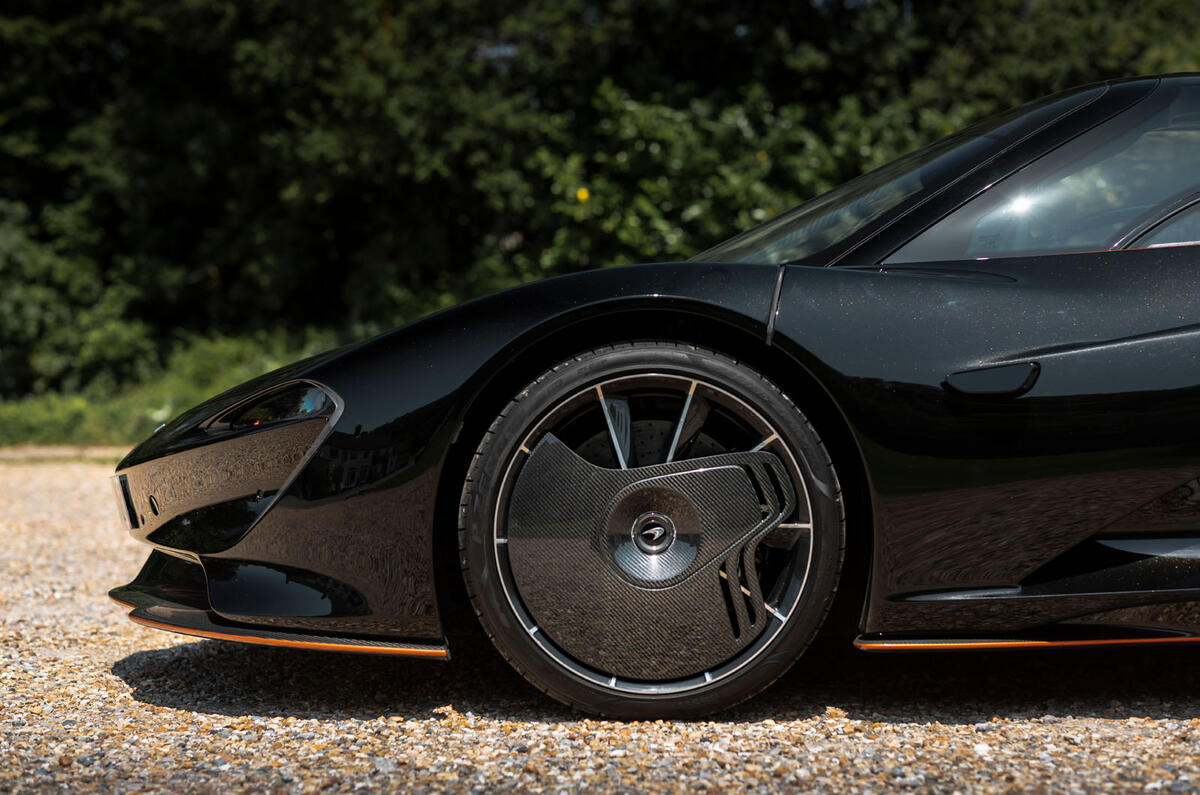 McLaren Speedtail 2020 UK first drive review - alloy wheels