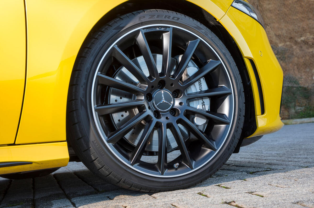 Mercedes-AMG A35 2018 review - alloy wheels