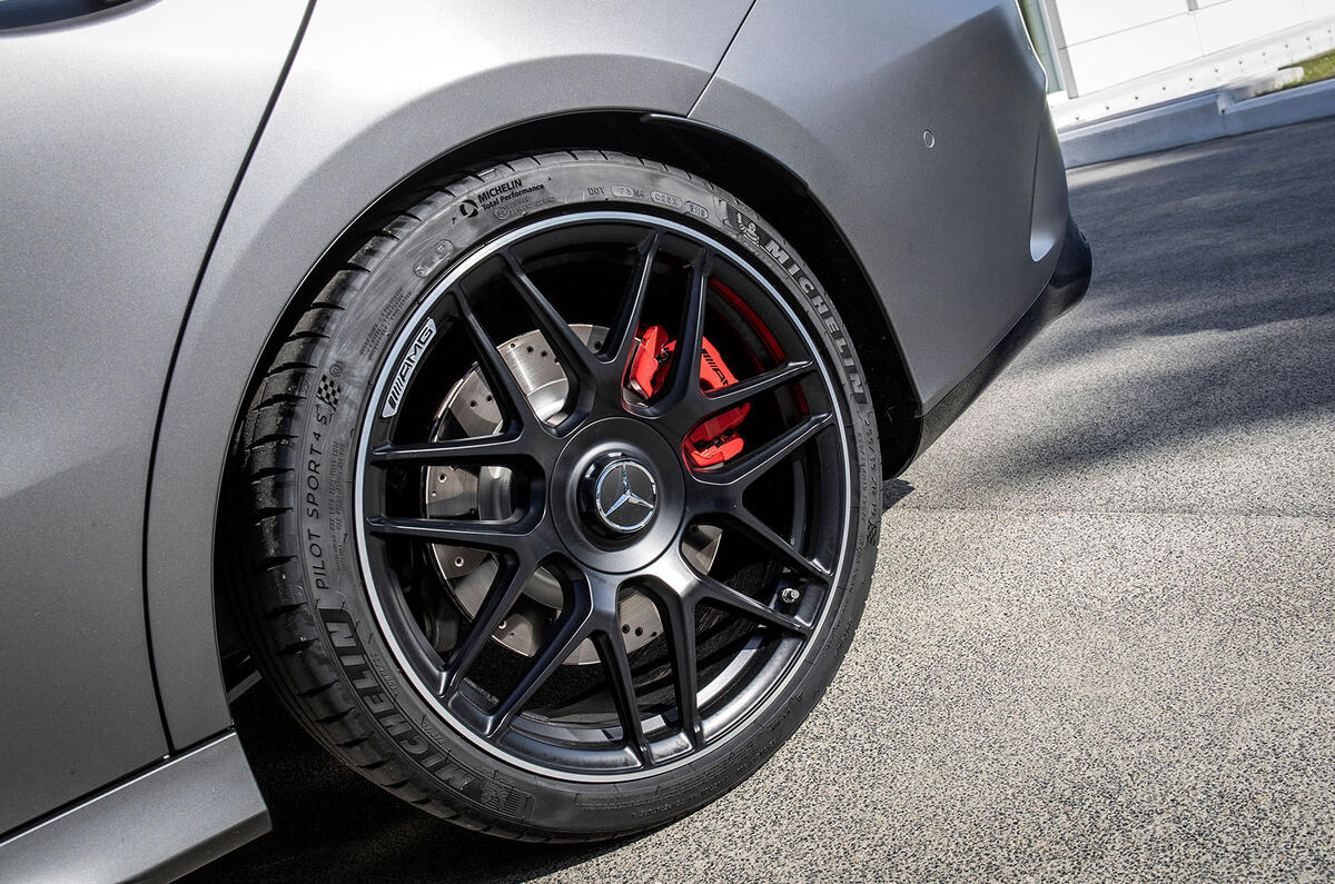 Mercedes-AMG CLA 45 S 2019 road test review - alloy wheels