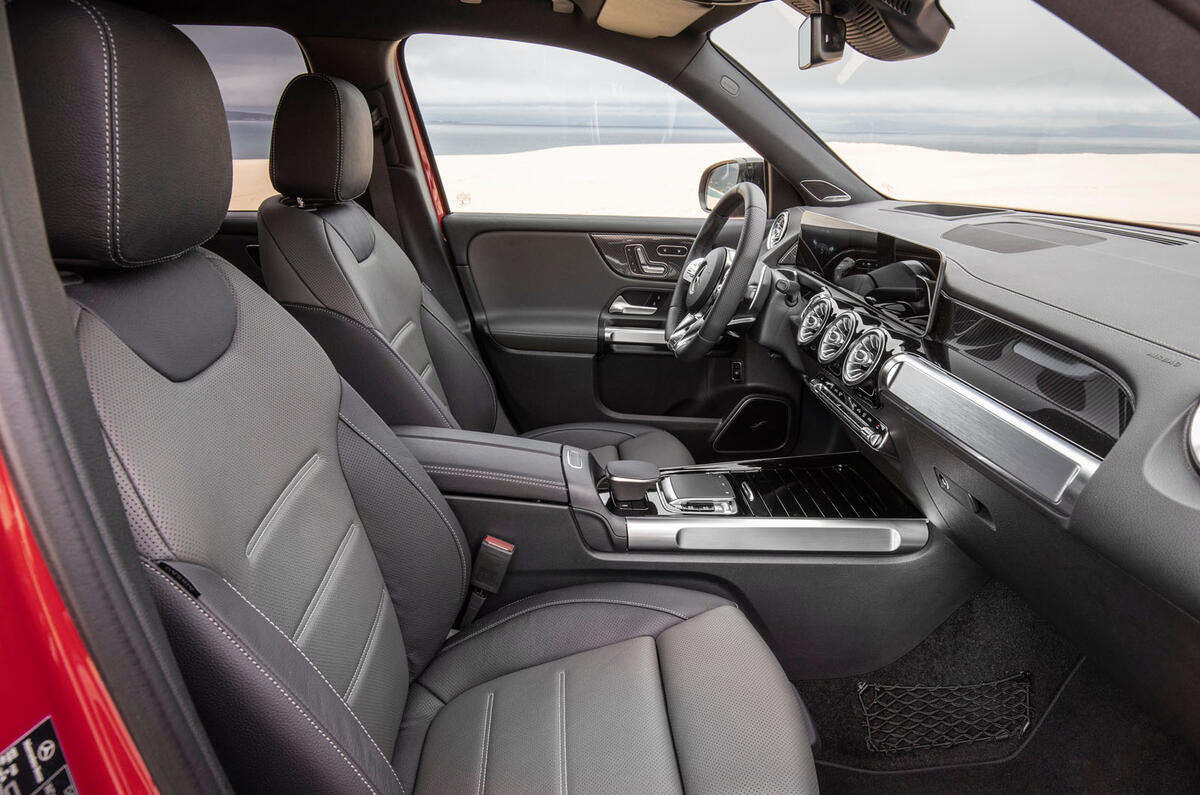 Mercedes-AMG GLB 35 2020 road test review - cabin