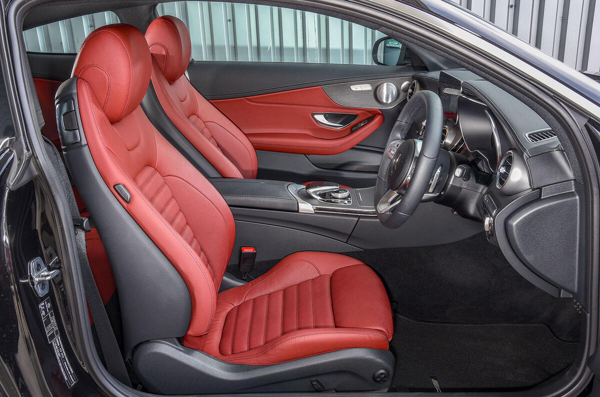 Mercedes-Benz C-Class Coupe 2019 review - cabin