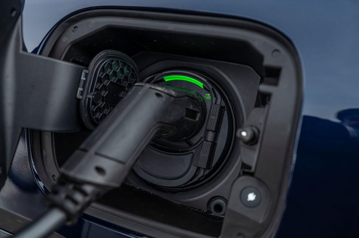 Mercedes-Benz GLE Coupe 2020 road test review - charging port